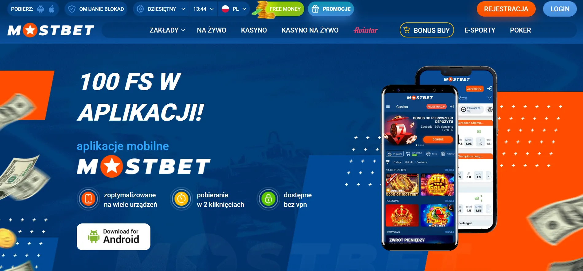 Mostbet aplikacja – pobierz app Mostbet i graj mobilnie